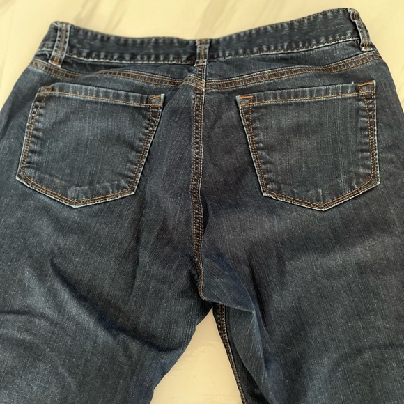 LOFT Women's Dark Blue Boot Cut Jeans - Picture 4 of 5